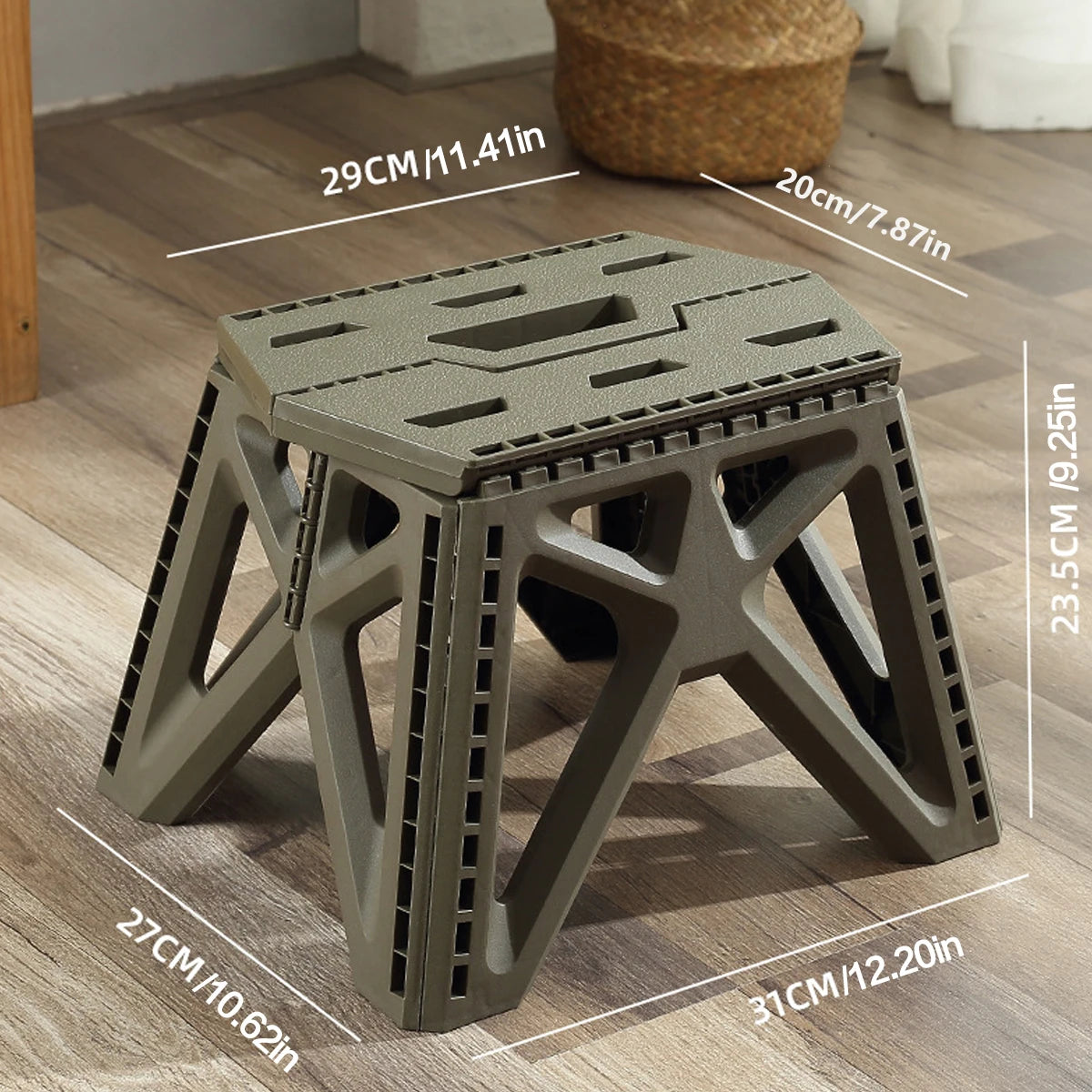 Portable Folding Chair for Indoor/Outdoor Use, Camping, Hiking, Fishing, BBQ