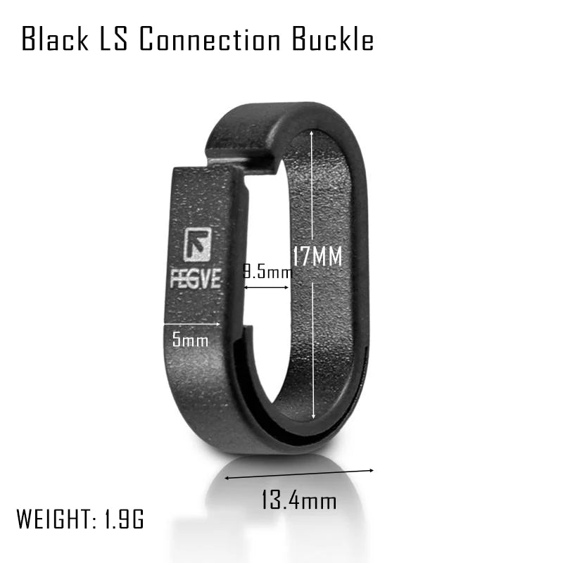 Titanium Alloy Quick Release Key Ring With Black PVD Coating-For Car Keys, EDC Accessories, Durable Compact Metal Connector Ring