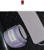 Leather Fitness Ankle Straps Adjustable Cuffs Gym