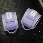 Leather Fitness Ankle Straps Adjustable Cuffs Gym