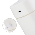 600ML Air Humidifier Double Spray Port Essential Oil Aromatherapy Diffuser Mute Atomizer Colorful Lights For Home Office Car