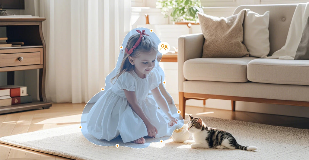 IMOU Indoor Security 2MP Camera 4PCS Wi-Fi IP Security Surveillance Smart System with Night Vision Baby Camera