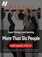 No Drill Doorway Pull Up Bar Heavy Duty Load with Wide Support Pads for Home Gym Strength Training