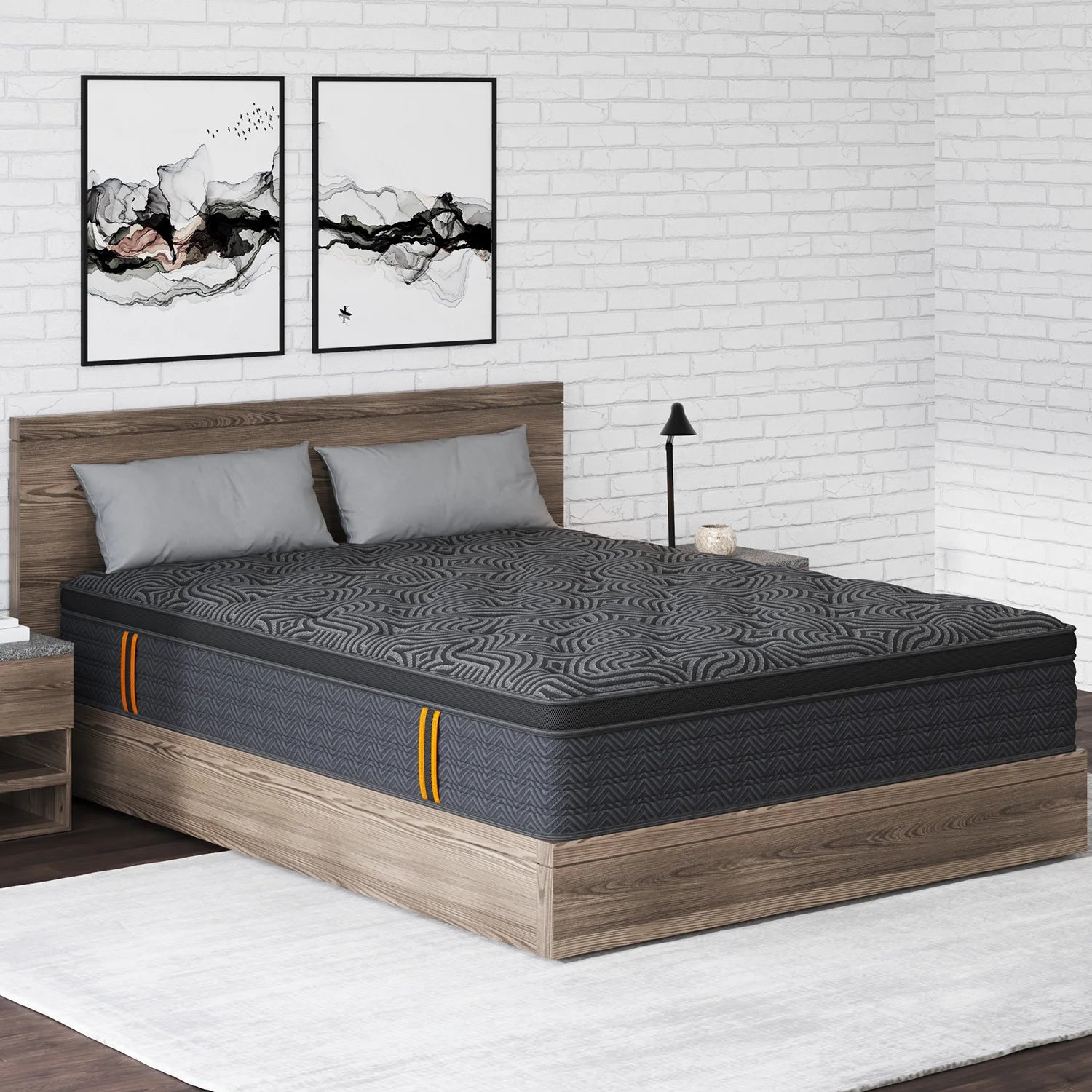 34cm Mattresses Queen Double King Single Euro Top Medium Firm Memory Foam Bed
