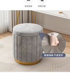Fashion Storage Stool, Shoe Changing Stool, Makeup Stool, Bedroom Dressing Table Round Stool, New Round Stool with Storage Space