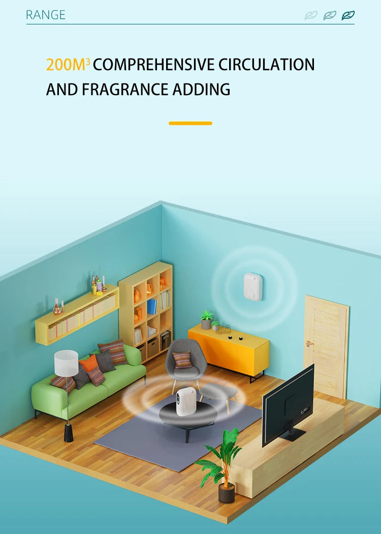 Aroma Diffuser Scent Air Machine Bluetooth APP Control Fragrance Diffuser