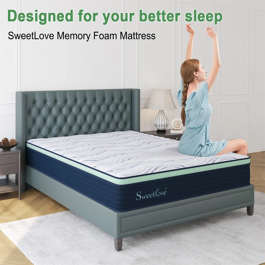 Queen Double King Single Bed Mattress Memory Foam No Spring