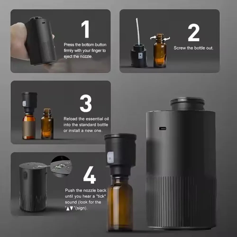 Portable Essential Oil Diffuser Rechargeable