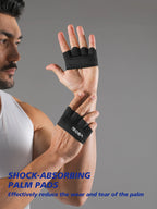 VBOSi Women Men Four-Finger Workout Gloves for Fitness, Weightlifting & Training
