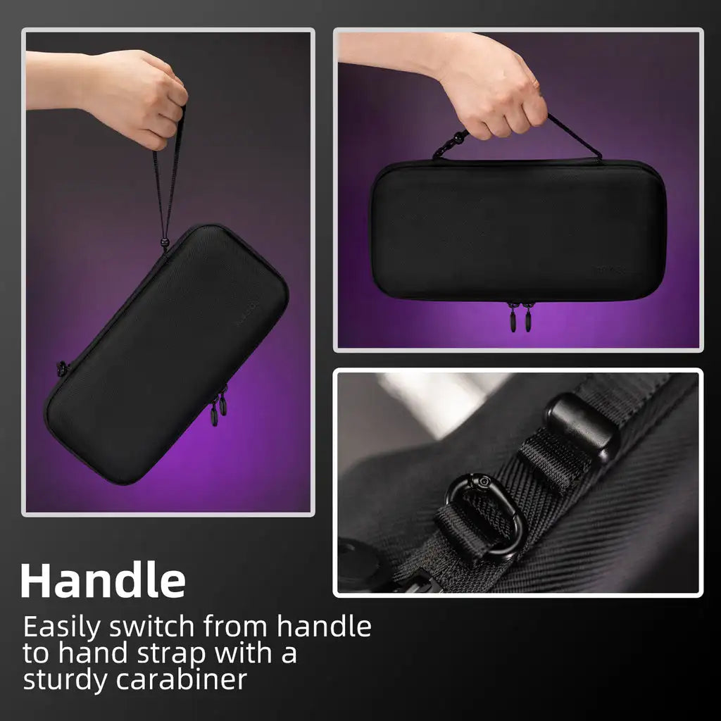 Skull & Co. GripCase SD Protective Case Standable Cover Soft Material Shell for Steam Deck EDC Case Carring Bag for Steam OLED