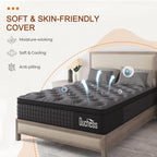 QUEEN DOUBLE KING SINGLE Mattress Pocket Spring Gel Memory Foam Luxury EuroTop 27cm