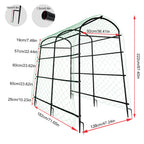 Cucumber Trellis for Garden Vegetable Trellis,U-Shaped Metal Garden Trellis Arch Plant Grow Support Frame for Climbing
