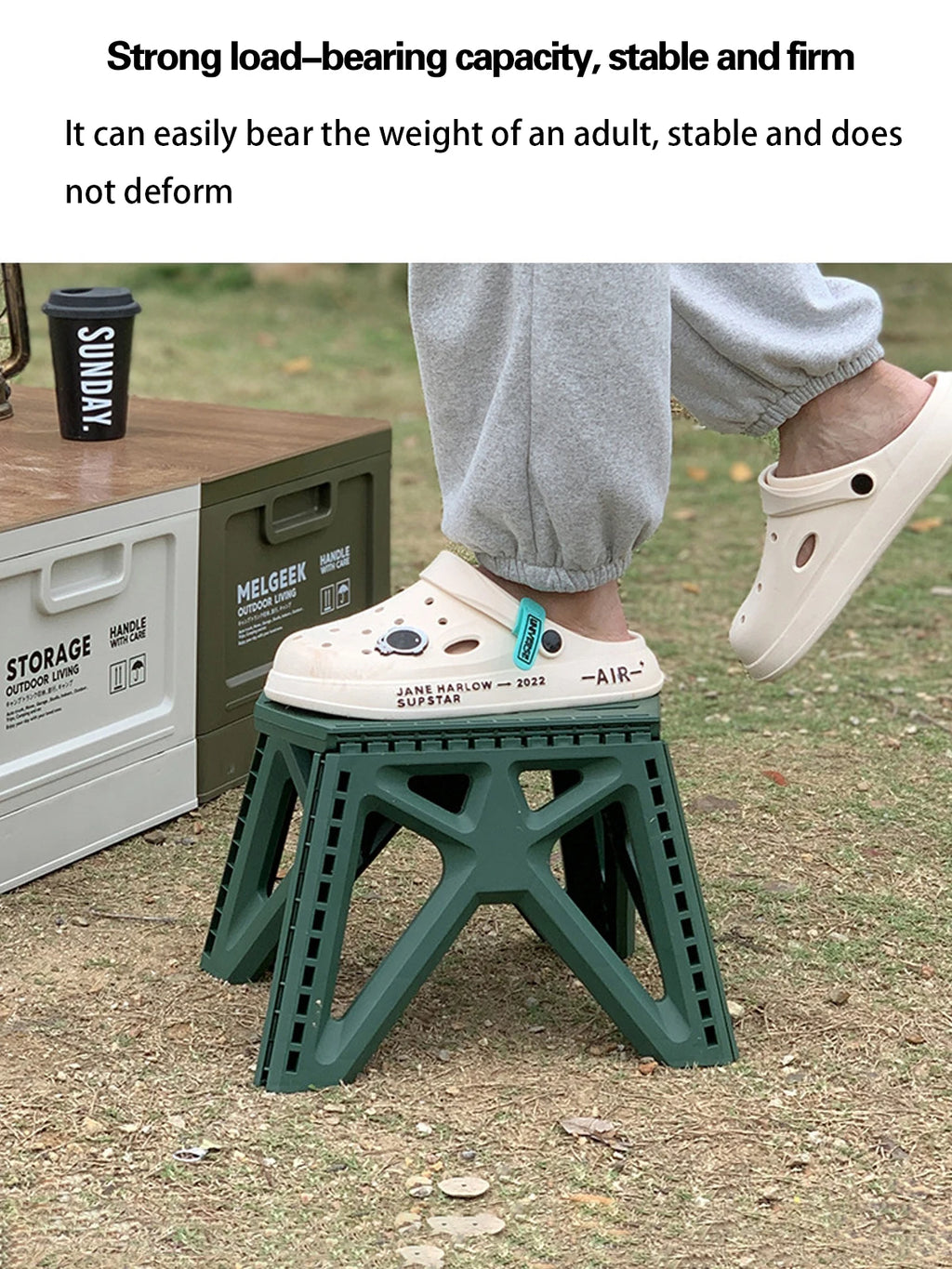 Portable Folding Chair for Indoor/Outdoor Use, Camping, Hiking, Fishing, BBQ