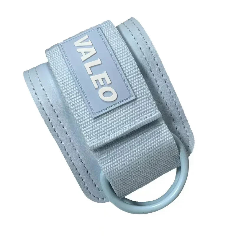 Leather Fitness Ankle Straps Adjustable Cuffs Gym