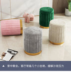 Fashion Storage Stool, Shoe Changing Stool, Makeup Stool, Bedroom Dressing Table Round Stool, New Round Stool with Storage Space