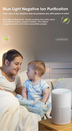 Mini Desktop Air Purifier Portable Air Purifier Household Air Cleaner With HEPA Filter Air Freshener Odor Remover Air Cleaner