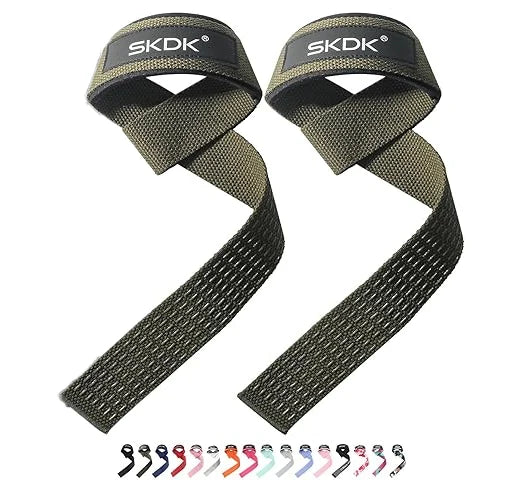 Weightlifting Straps Anti-Slip Silicone Lifting Wrist Straps