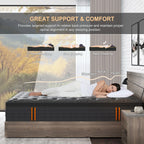 34cm Mattresses Queen Double King Single Euro Top Medium Firm Memory Foam Bed