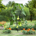 Cucumber Trellis for Garden Vegetable Trellis,U-Shaped Metal Garden Trellis Arch Plant Grow Support Frame for Climbing