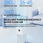 NEW XIAOMI Smart Air Purifier 4 Lite LED Display Quadruple Purification Aldehyde Removal Home Air Ionizer 35.8dB(A) Low noise