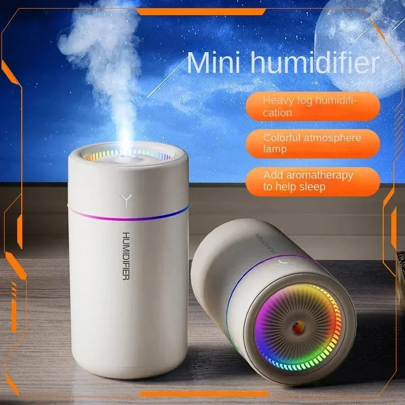 Air Humidifier Large Fog Volume Colorful Atmosphere Light 280ML