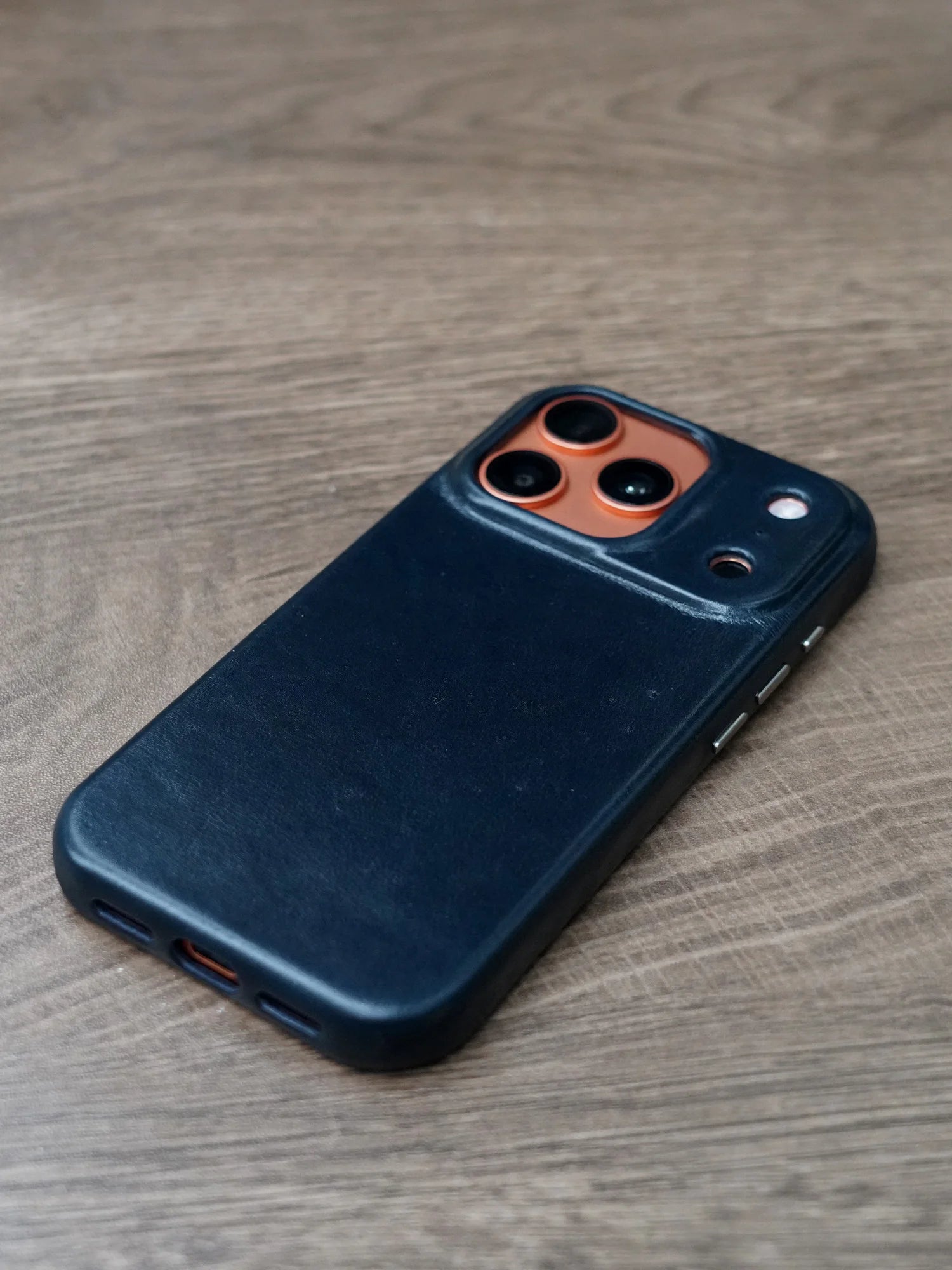YMW Scars Italian Kangaroo Genuine Leather Case for iPhone 17 16 15 Pro Max Magnetic Handmade Phone Cover