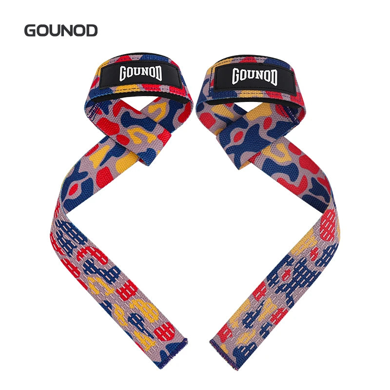 Weightlifting Straps Anti-Slip Silicone Lifting Wrist Straps