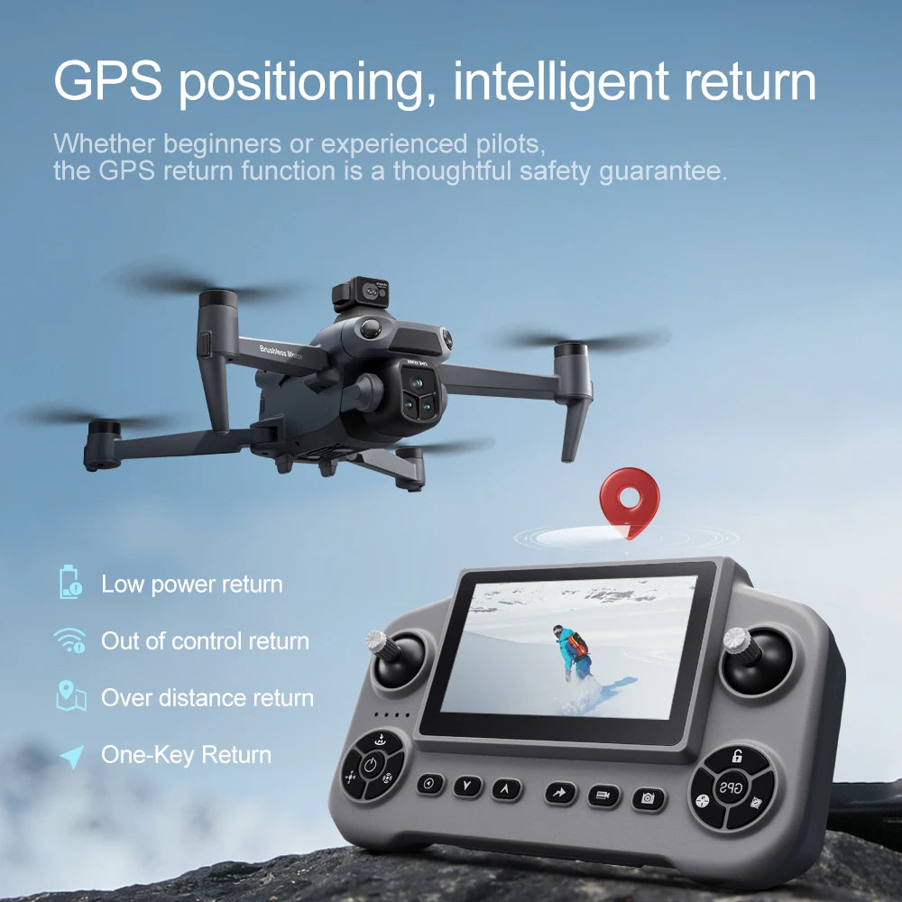 Xiaomi Mijia V918 3S GPS Drone 8K Professional Camera Aerial FPV Brush power Laser Obstacle with Large Screen RC Folding 2026