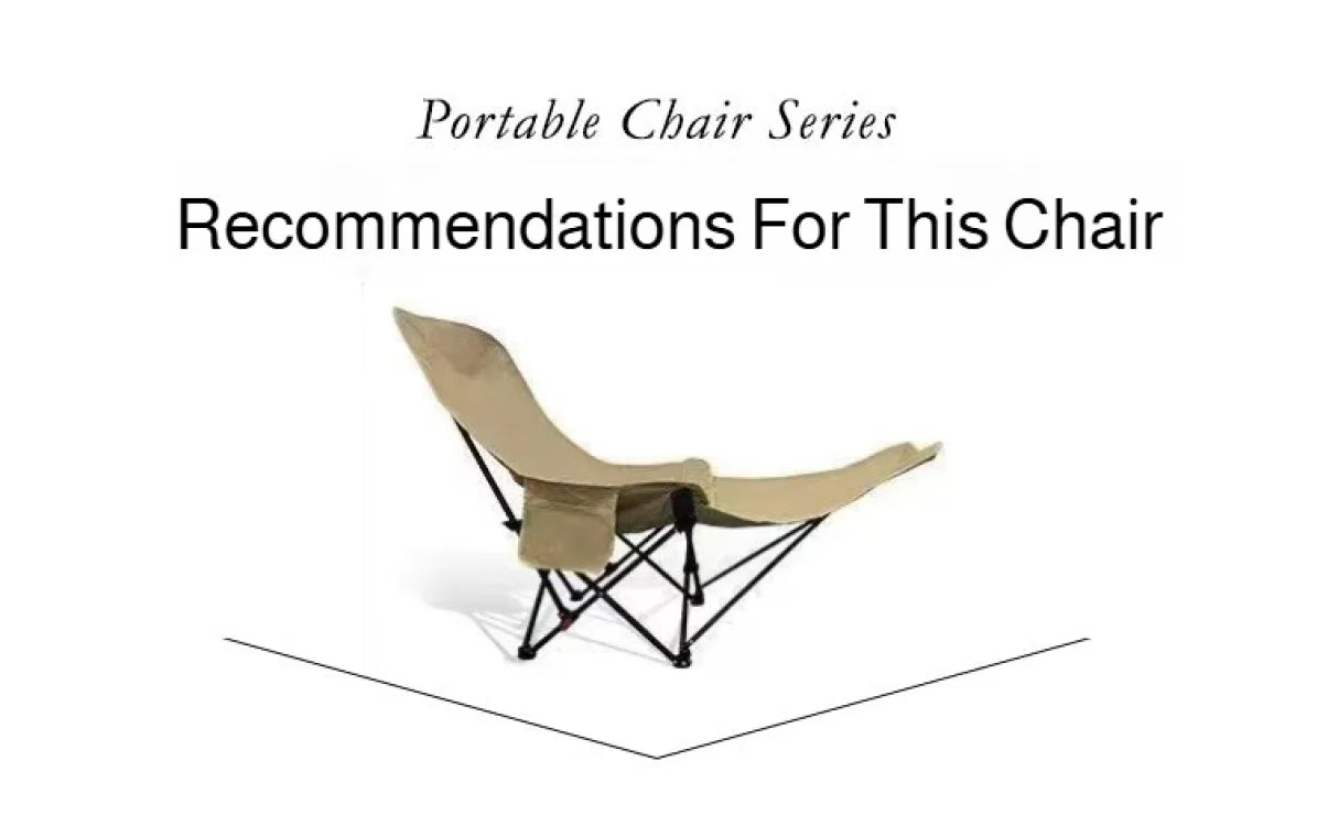 Outdoor Portable Camping Recliner Foldable Nap Beach Chair with Leg Support