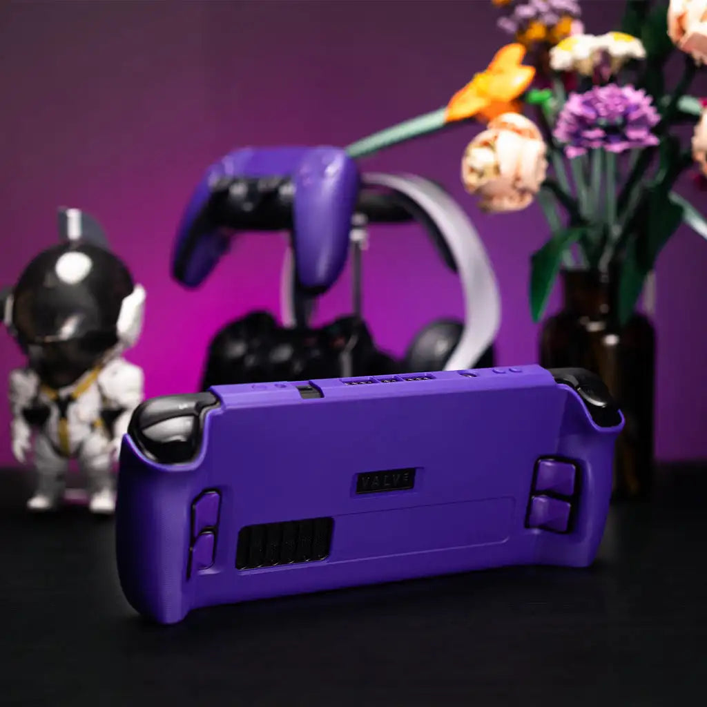 Skull & Co. GripCase SD Protective Case Standable Cover Soft Material Shell for Steam Deck EDC Case Carring Bag for Steam OLED