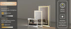 20x28 Inch Led  Rectangle Mirror for Bathroom with Front Light and Backlit Anti Fog Function Wall Backlit Decor Vanity Mirrors