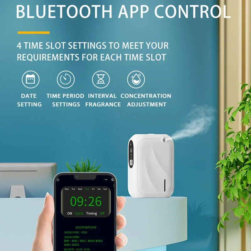 Aroma Diffuser Scent Air Machine Bluetooth APP Control Fragrance Diffuser