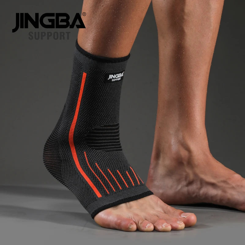 JINGBA SUPPORT 1 PCS 3D Compression Nylon Strap Belt Ankle Protector
