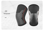 AOLIKES Knee Sleeves for Weightlifting & Powerlifting (7mm Pair) For Men & Women - Knee Wraps for Weight Lifting, Squats