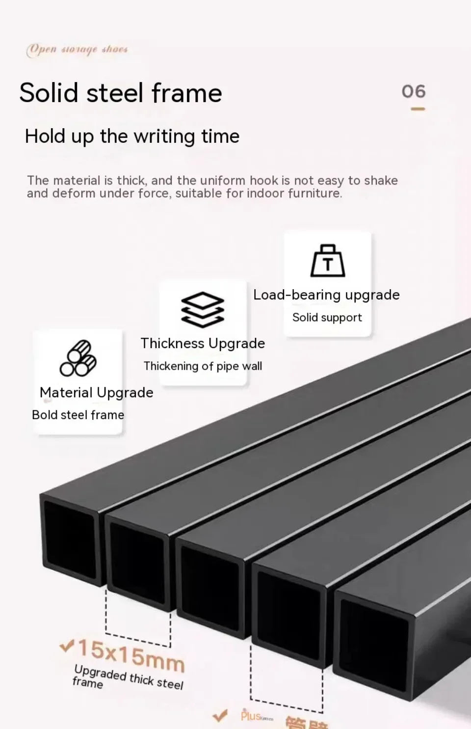 Desktop Multi-Layer Wrought Iron Shelf Bookcase