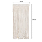 Macrame Curtain Wall Hanging Handmade Boho Curtains for Wedding Backdrop Arch Closet Room Divider Boho Wall Decor
