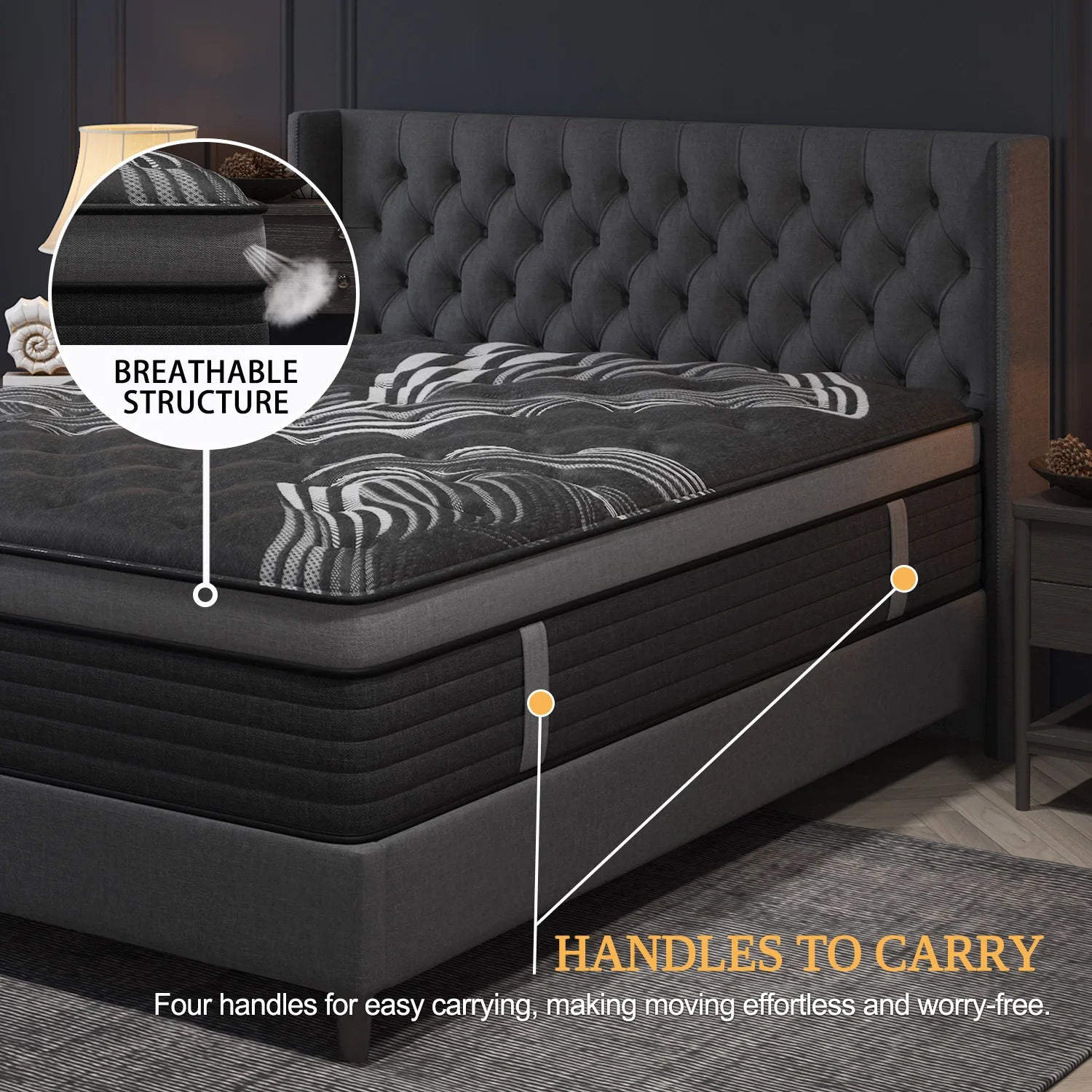 Viscountess Mattress Queen Double King Single Memory Foam Medium Firm 25cm