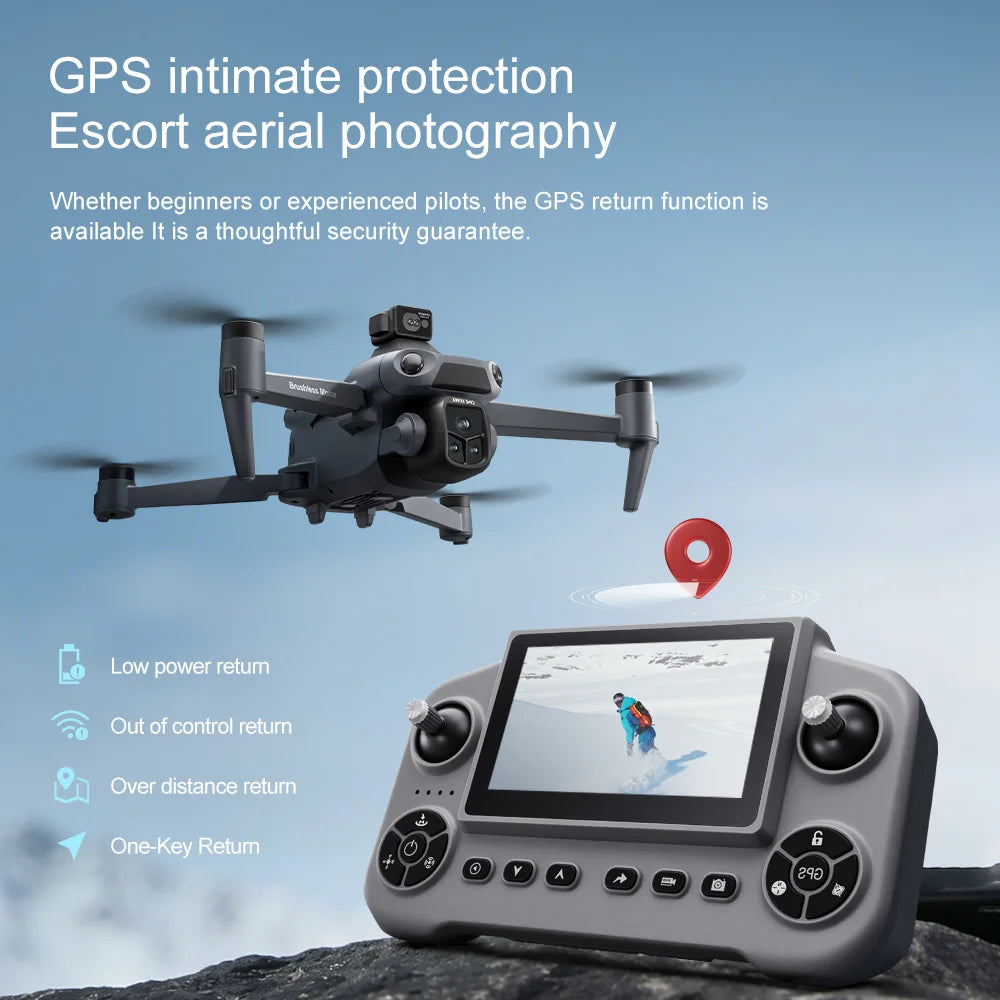 Xiaomi Mijia V918 3S GPS Drone 8K Professional Camera Aerial FPV Brush power Laser Obstacle with Large Screen RC Folding 2026