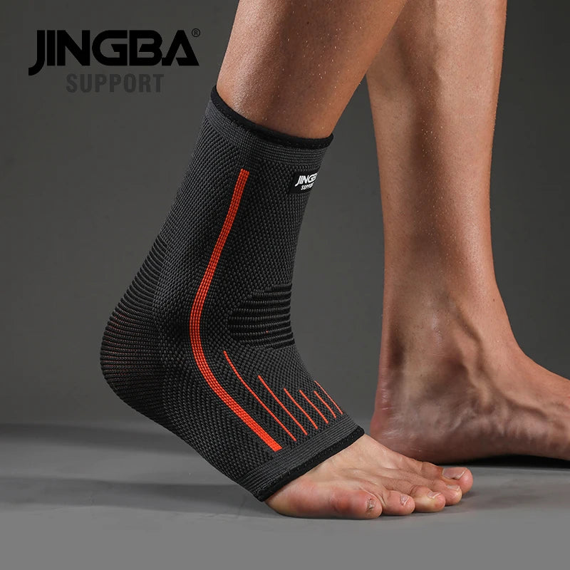 JINGBA SUPPORT 1 PCS 3D Compression Nylon Strap Belt Ankle Protector