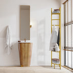 Space-Saving Tall Entryway Gold Metal Coat Stand with Shelves A Free-Standing Clothes Rack Ideal for Bedroom  & Living Room