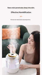 HOMEFISH 2025 New Model Air Humidifier for Home Use, Quiet Bedroom Large Spray for Pregnant Women and Babies, Indoor Humidifier