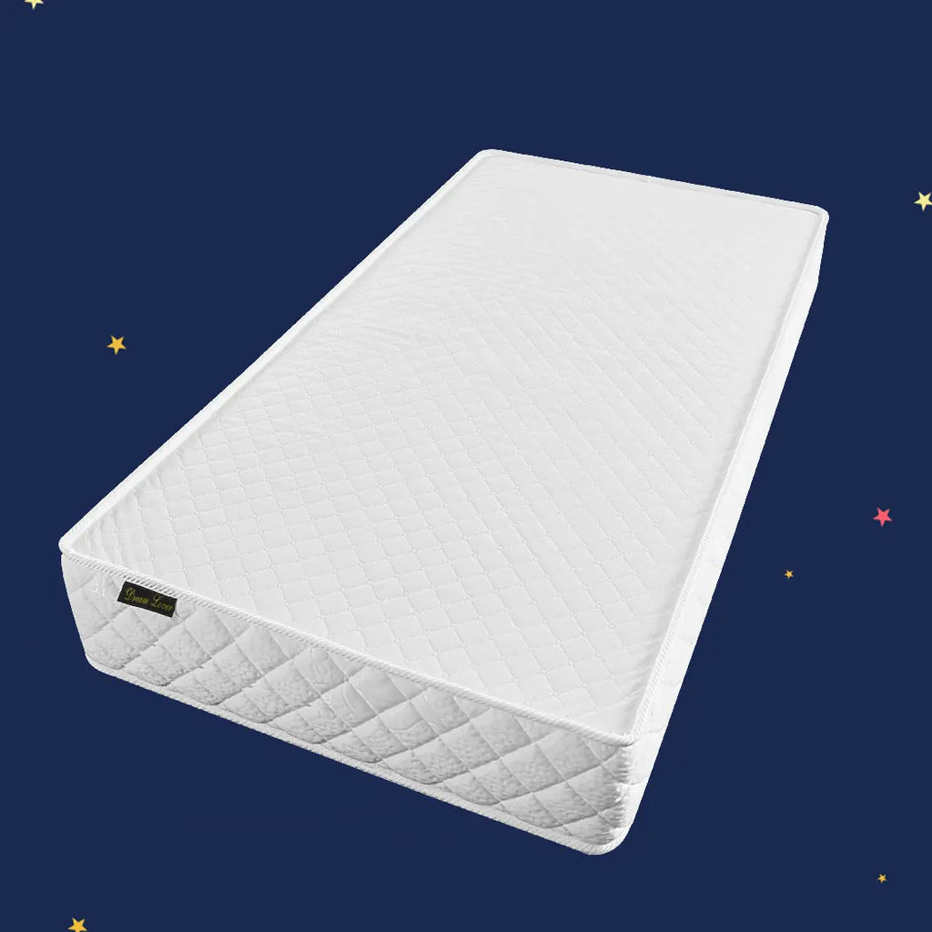 Baby Crib Cot Mattress Toddler Bed Bonnell Spring Foam PEVA Fabric Mattresses