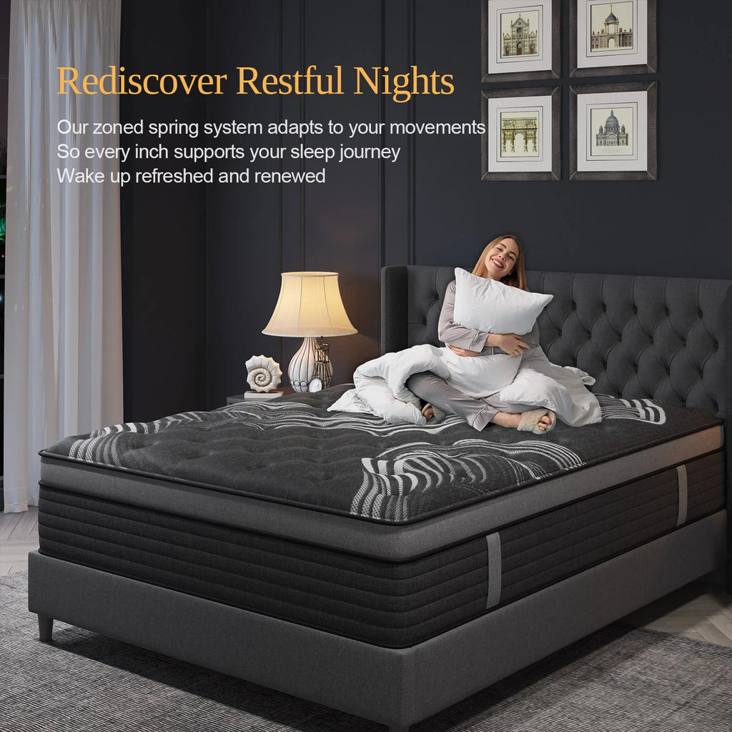 Viscountess Mattress Queen Double King Single Memory Foam Medium Firm 25cm
