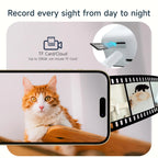 2PCS/1PCS HEIYOUCAM Window Camera-Replaces Outdoor Cameras | 2.4/5GHz Wi-Fi | 3MP HD | Full-Color Night Vision Thru Window