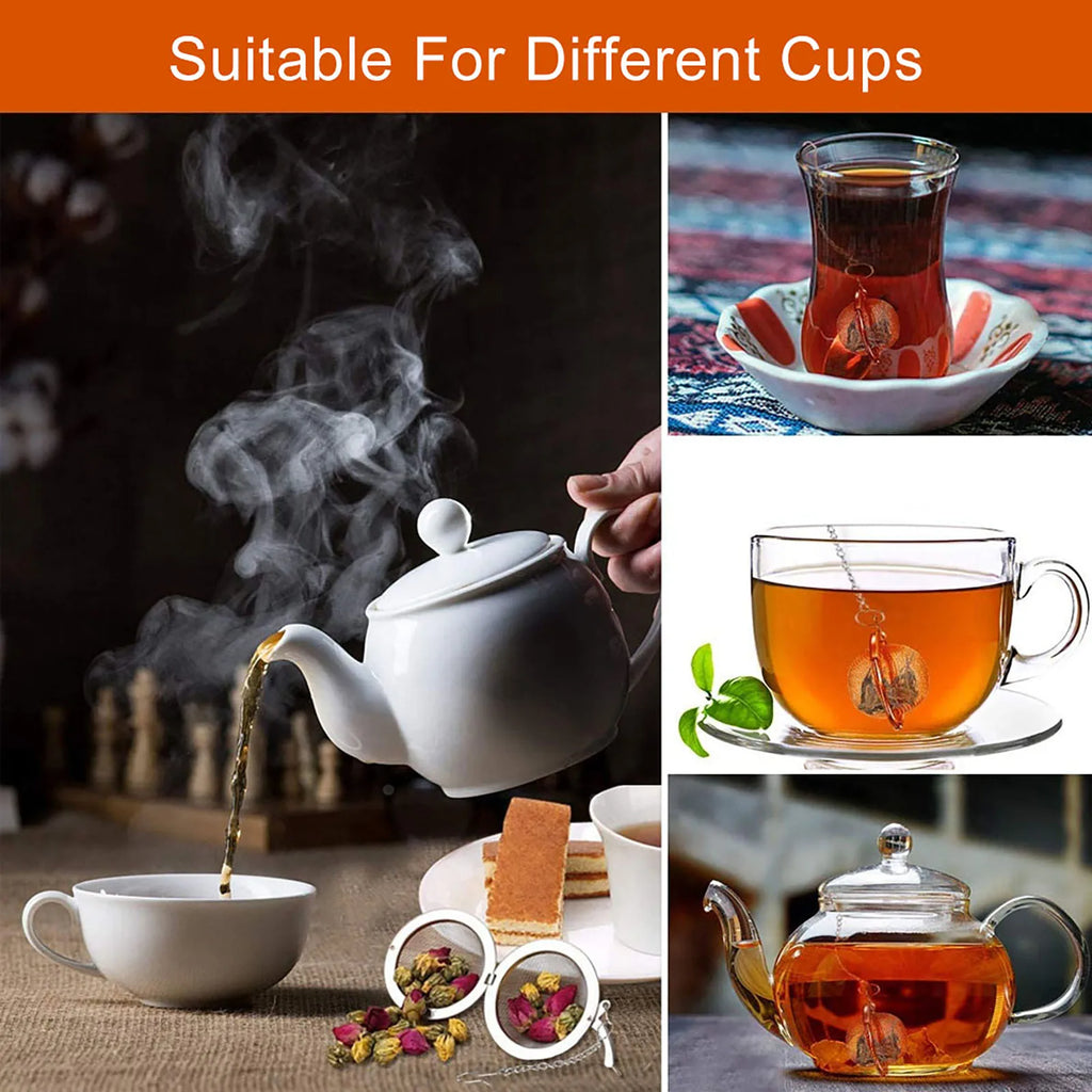 Stainless Steel Tea Ball Loose Leaf Tea Strainer Infusers