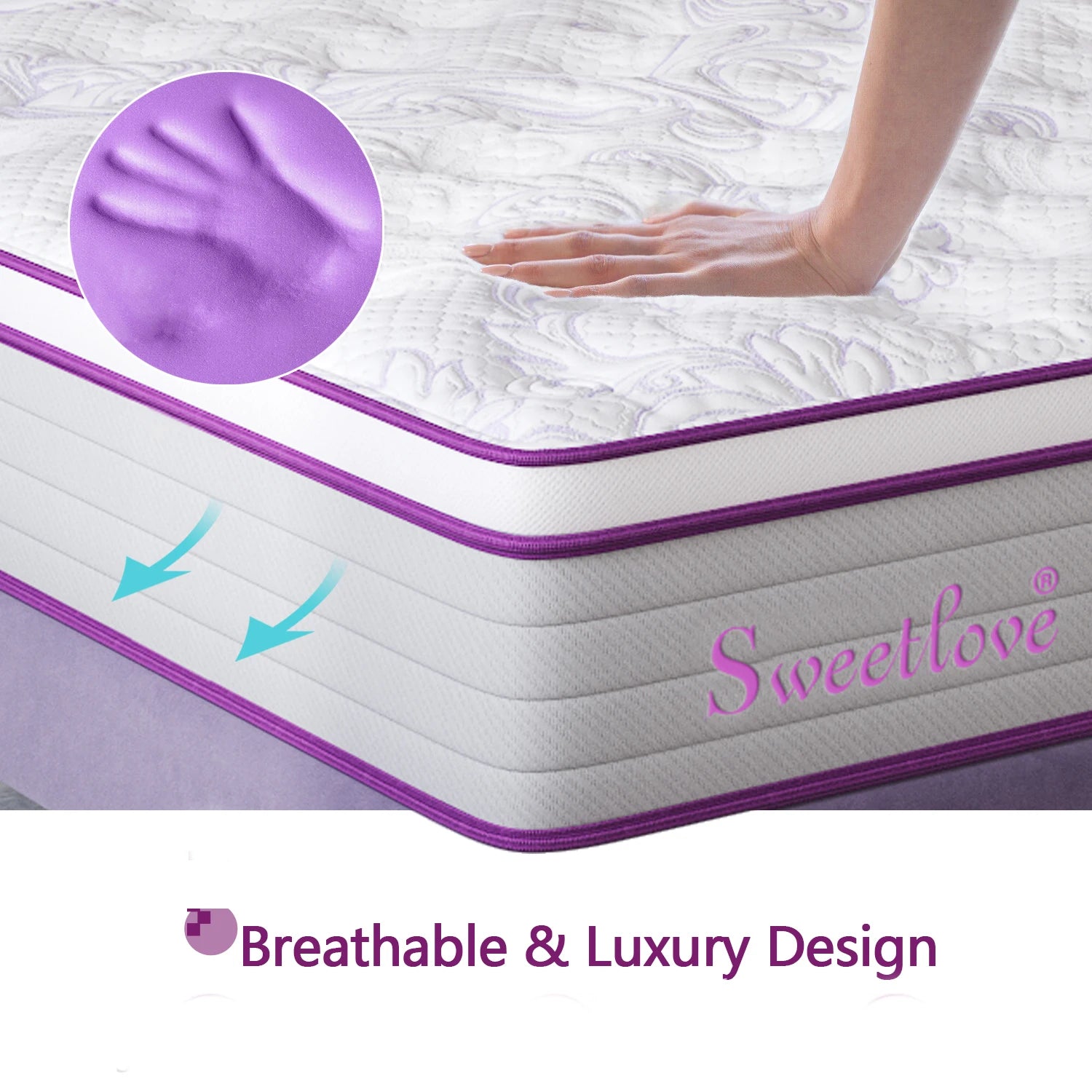 Queen Double King Single Bed Mattress Memory Foam No Spring Medium Firm