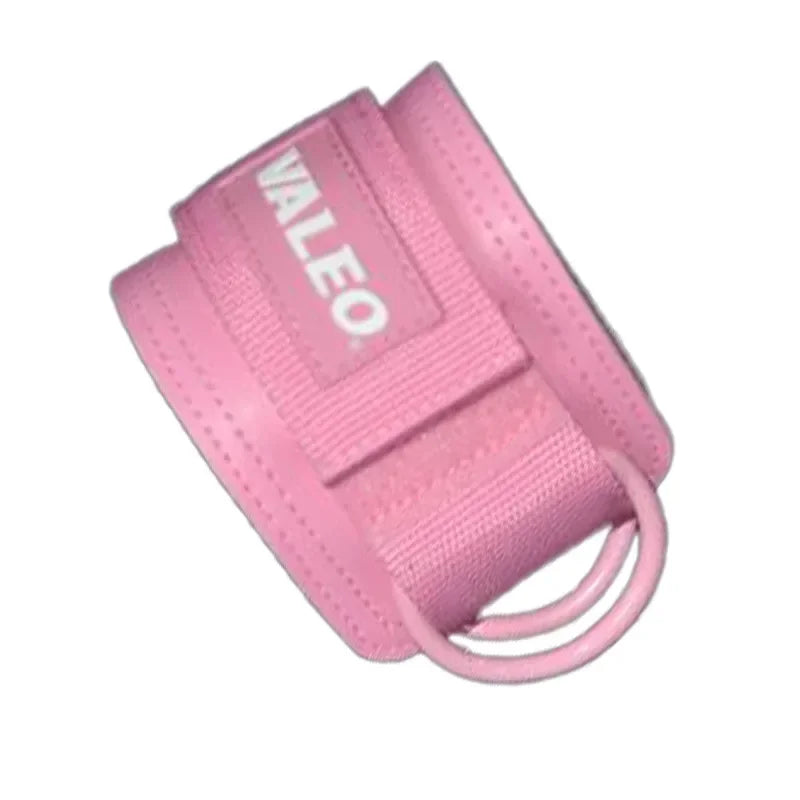 Leather Fitness Ankle Straps Adjustable Cuffs Gym