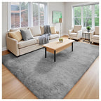 Long Plush Carpet For Living Room Sofa Area Rugs Modern Ultra-Soft Fluffy Floor Mat Kids Bedroom Bedside Rugs Home Decor Gray