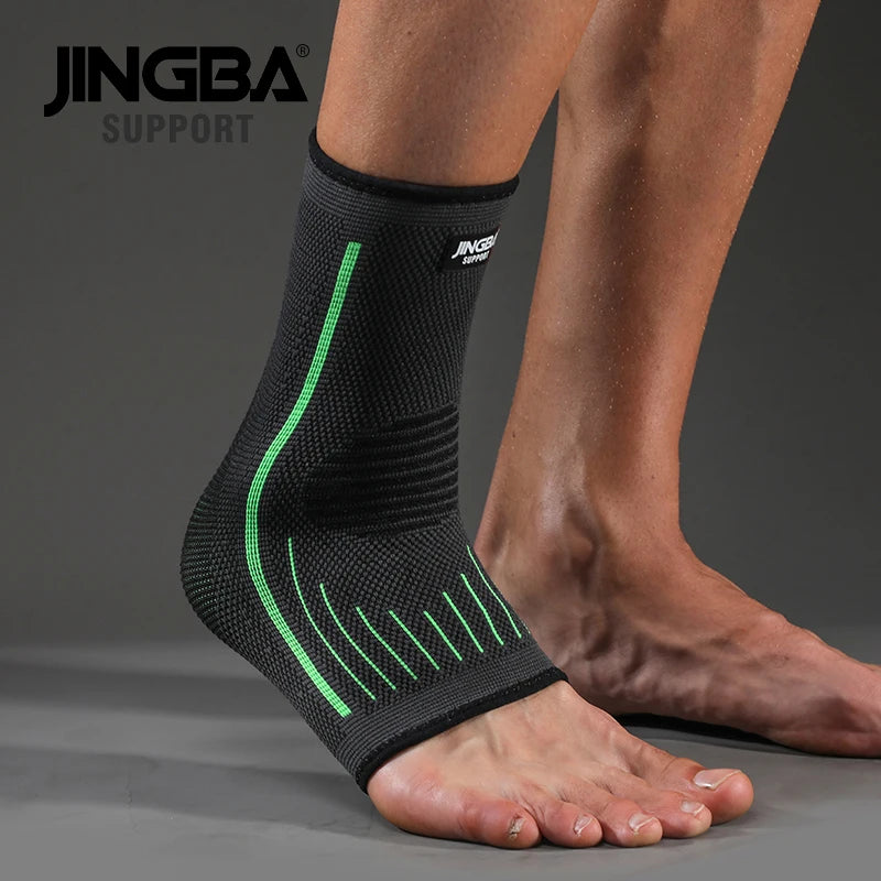 JINGBA SUPPORT 1 PCS 3D Compression Nylon Strap Belt Ankle Protector
