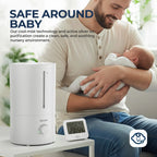 ROUNY Air Humidifier, 4L Large Capacity Ultrasonic Humidifier